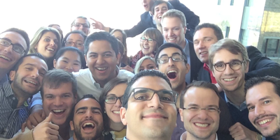 Hilti management trainees selfie